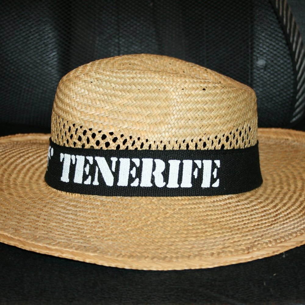 Tenerife Straw Sun Golf Hat wide brim